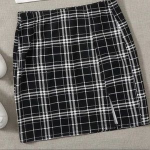 2 for $15- Plaid Skirt